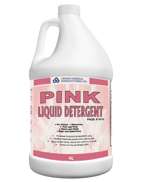 263 PINK LIQUID DISHWASH Crown Chemical Manufacturing Inc