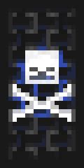 Cool Blue Skeleton (Optifine Cape) Minecraft Banner