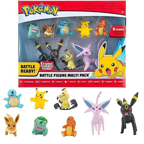 Buy Pokémon Battle Figure 8 Pack Features Charmander Bulbasaur