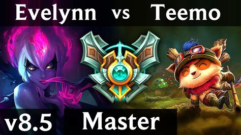 Evelynn Vs Teemo Jungle Na Master Patch Youtube