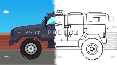 Realistic Swat Coloring Pages