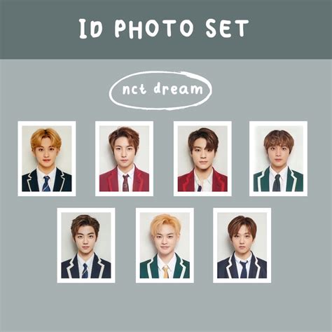 Jual Pas Foto Nct Nct Dream Wayv Id Photo Set Ukuran X Shopee