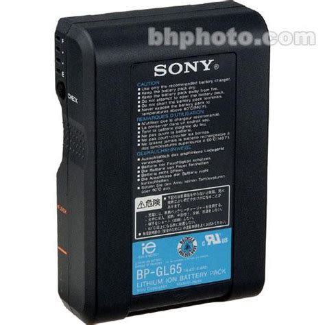 Sony Bp Gl Li Ion V Mount Battery With Info Function And