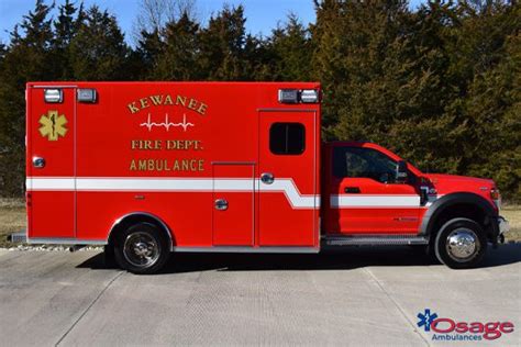 Type I Super Warrior F Ambulance Sold To Kewanee Fire Department In