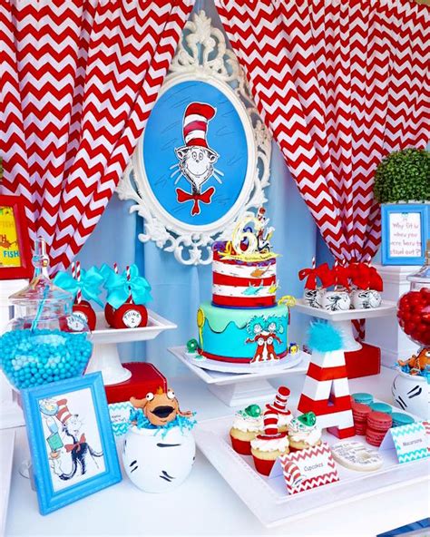 Karas Party Ideas Dr Seuss Birthday Party