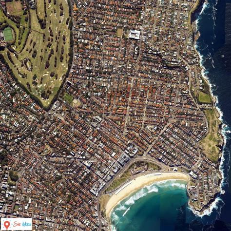 Image Mat Bondi Beach - The Full View (2m X 2m Cloth Image)