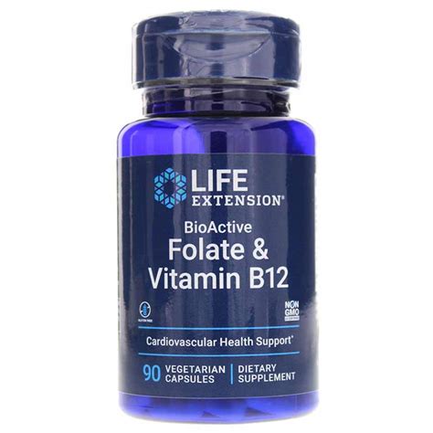 Bioactive Folate And Vitamin B12 Life Extension