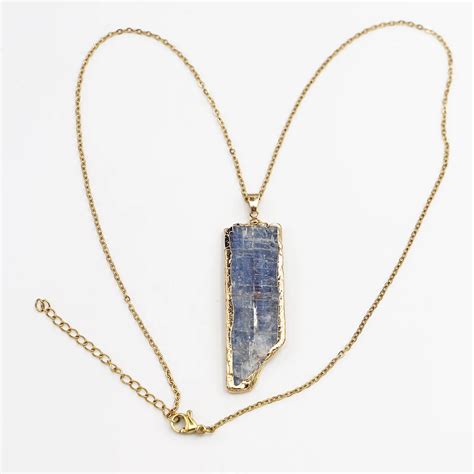 Pc New Design Fashionable Charm Natural Kyanite Irregular Raw Ore