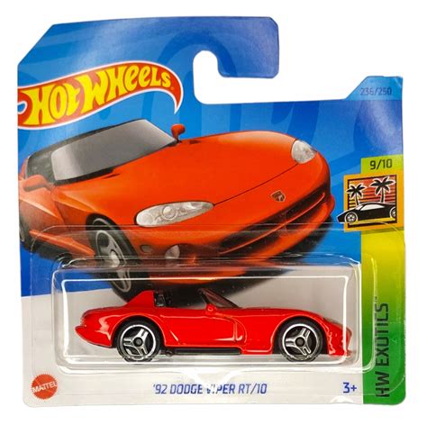 Hw Hot Wheels Dodge Viper Rt Hw Exotics