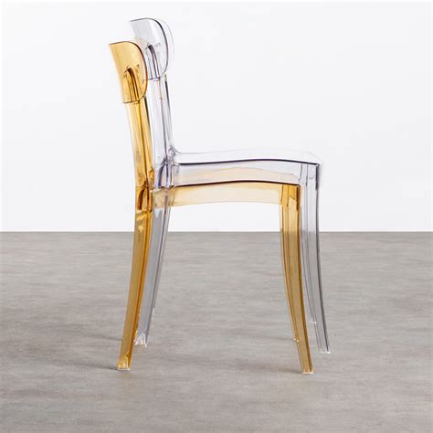 Esszimmerstuhl aus Polycarbonat Arlet - themasie.com