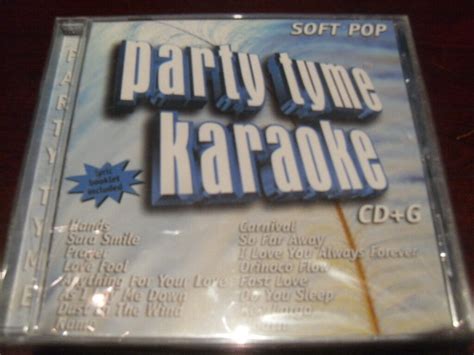 Party Tyme Karaoke Sybersound Syb 1043 Soft Pop Cd G 16 Tracks Lyric Book Ebay