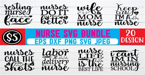 Nurse Svg Bundle Bundle · Creative Fabrica