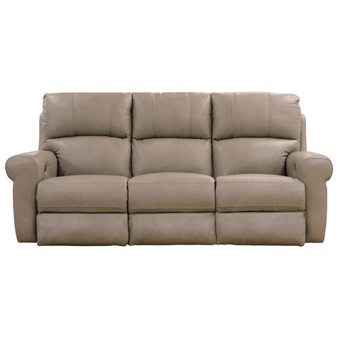 Catnapper 457 Torretta 64571 1273 56 3073 56 Leather Match Power Lay Flat Reclining Sofa