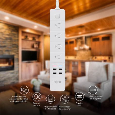 Regleta Inteligente Wi Fi Para Interior 110V Ferromundo