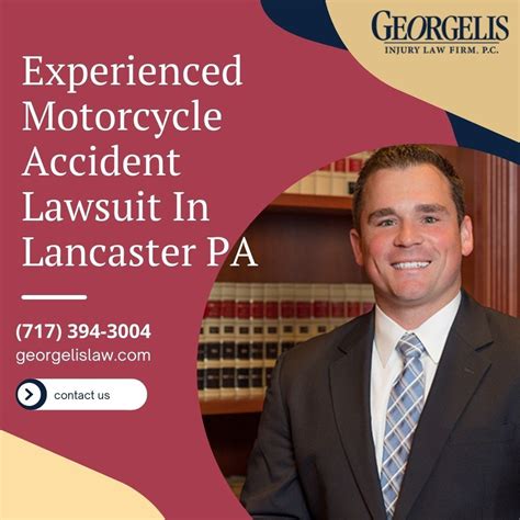 Experienced Motorcycle Accident Lawsuit In Lancaster PA | Georgelis Injury Law Firm | Motorcycle ...