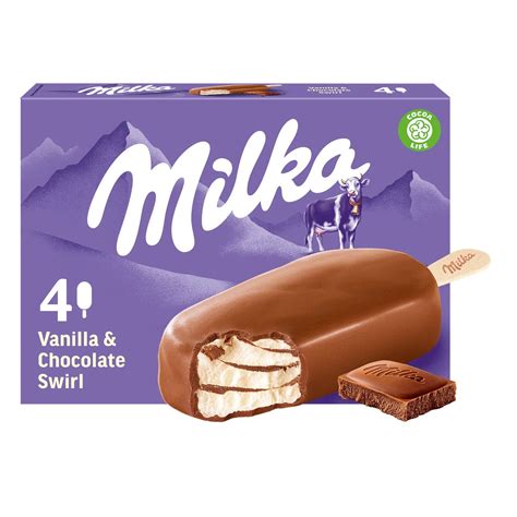 Chocolate Vanilla Chocolate Rod 260g Milka Wholesaler