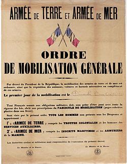 Entr E De La France Dans La Premi Re Guerre Mondiale Wikip Dia