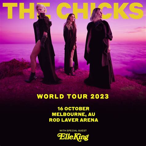 The Chicks Melbourne Tickets Rod Laver Arena Oct 16 2023 Bandsintown