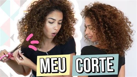 COMO CORTAR CABELO CACHEADO EM CASA PASSO A PASSO CORTE DEGRADÊ YouTube