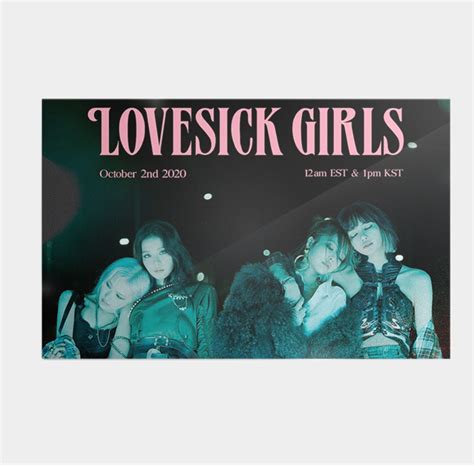 Poster Lovesick Girls Blackpink Elo7 Produtos Especiais