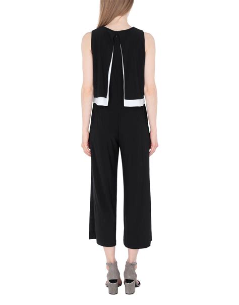 Dkny Synthetic Jumpsuit In Black Lyst