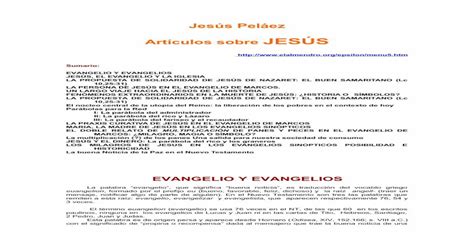 Artículos sobre JESÚS Libro Esoterico Jesus LOS MILAGROS DE