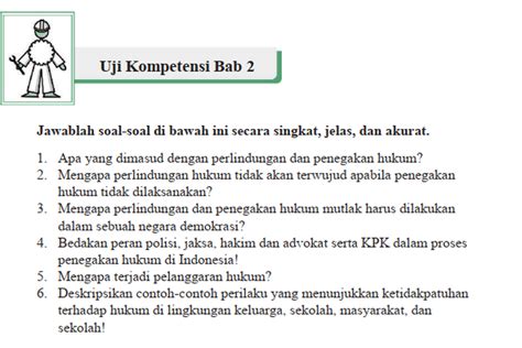 Pembahasan PKN Kelas 12 Halaman 68 Uji Kompetensi Bab 2 Perlindungan