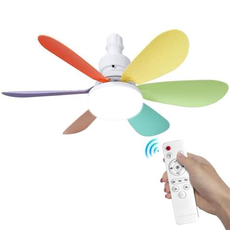 Ventilateur De Plafond Avec Lumi Res Et T L Commande Ventilateur De