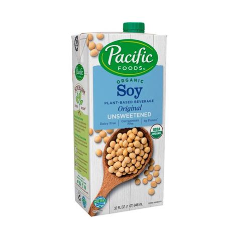 Bebida Vegetal De Soya Original Sin Az Car Pacific Foods Natural