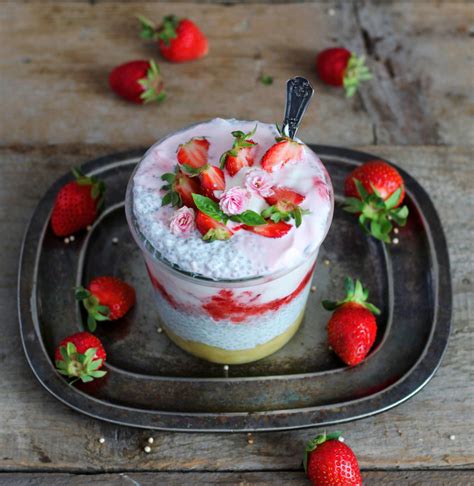 Strawberry Banana Chia Parfait Delicious And Healthy By Maya