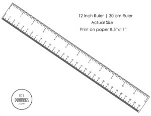 Printable Ruler Inches And Centimeters Actual Size