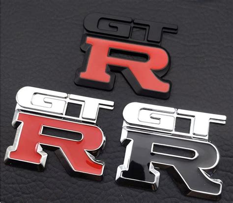 2021 High Quality GTR Metal Chrome 3D Car Emblem Badge Car Sticker GTR ...