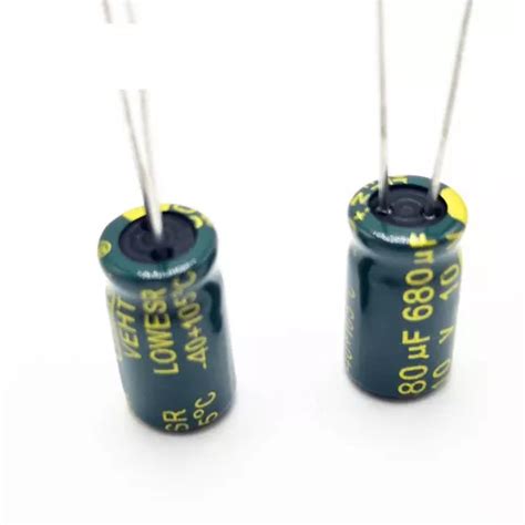 Pack De 5 Condensador Capacitor Electrolitico 680uf 10v MercadoLibre