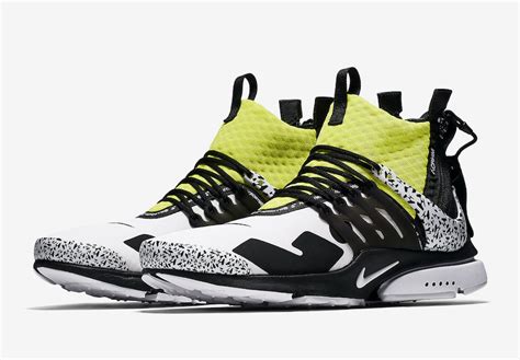 Acronym Nike Air Presto Mid Dynamic Yellow AH7832 100 Release Date SBD