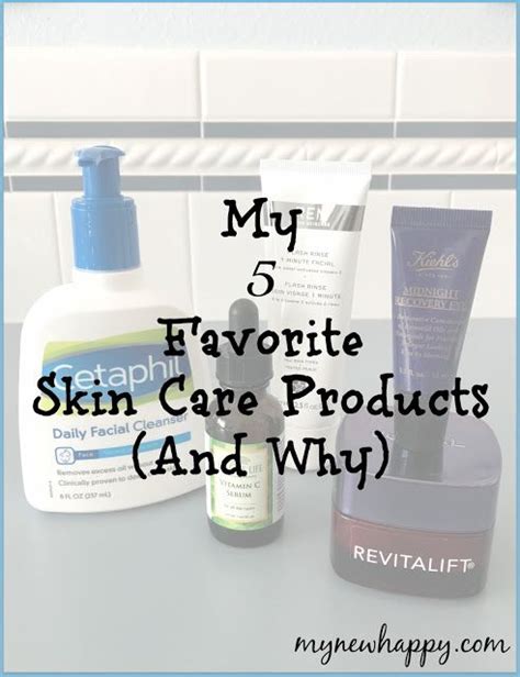 My Top 5 Skin Care Products And Why I Love Them