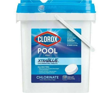 Clorox Pool And Spa Xtra Blue 3 In Long Lasting Chlorinating