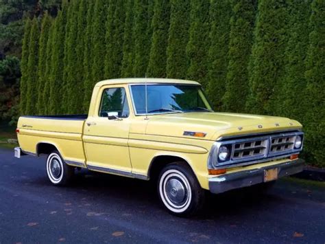 1972 FORD F 100 SPORT CUSTOM 351 XLT RANGER 2WD SHORT BED PICKUP F150