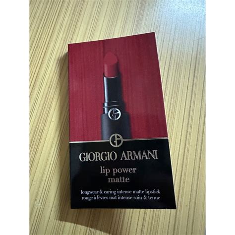 Giorgio Armani 亞曼尼奢華絲絨訂製唇膏 三色唇卡 蝦皮購物