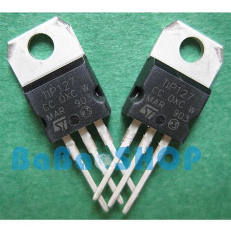 5pairs New TIP122 TIP127 NPN PNP Transistor 100V 5A ST 122 127 TO