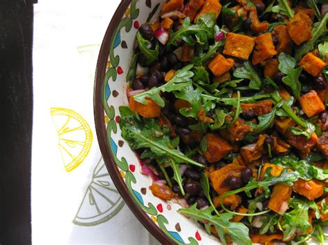 Stew Or A Story Roasted Sweet Potato And Black Bean Salad