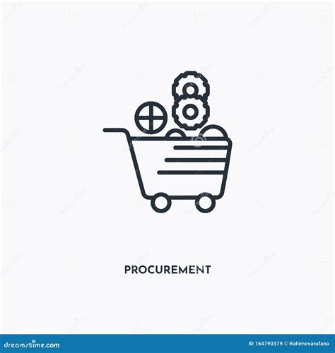 Linear Procurement Icon From General Outline Collection Thin Line