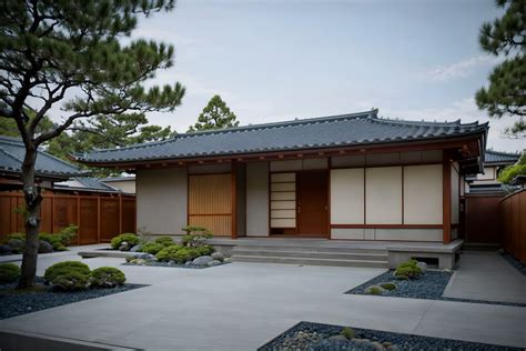 Zen-style Exterior Designed House Exterior Exterior . With Japanese ...