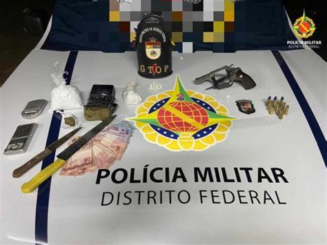 Homem é Preso Por Posse Ilegal De Armas E Tráfico De Drogas No Recanto