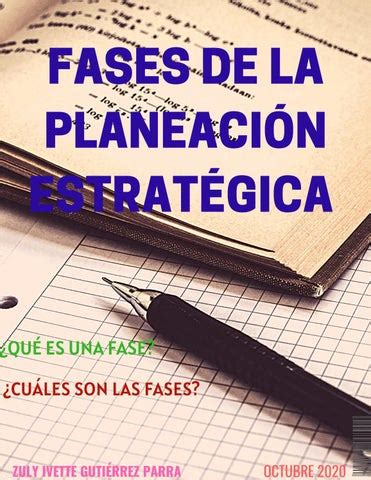 Fases De La Planeaci N Estrat Gica By Zuly Gtz Zuly Gtz Issuu