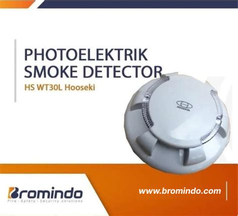 Hooseki Fire Alarm Smoke Detector Photoelectric Hs Wt30l Bromindo