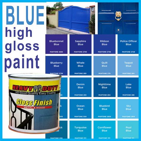 1L 1 LITER HIGH GLOSS PAINT HEAVY DUTY PRODUCT WOOD AND METAL