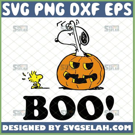 Peanuts Halloween Snoopy Woodstock Boo Svg Svg Selah