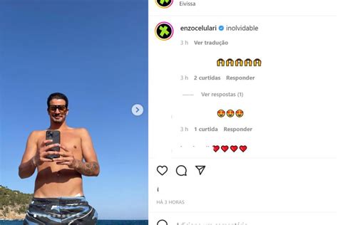 Enzo Celulari Mostra Shape Impec Vel Em Viagem Por Ibiza Ofuxico