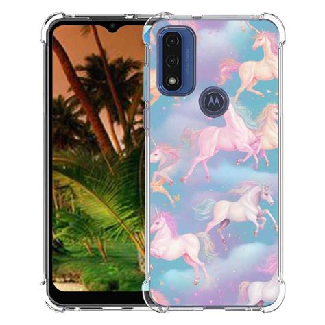 Pastel Unicorn Dreams 6 Phone Case Designed For Motorola Moto G Power 2022 Case Soft Tpu For