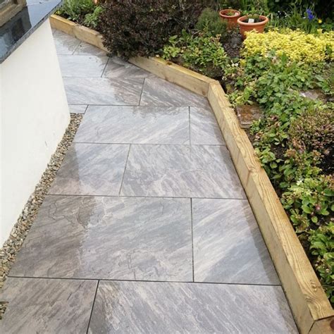 Sagar Black Porcelain 600x900 Paving Stones Direct